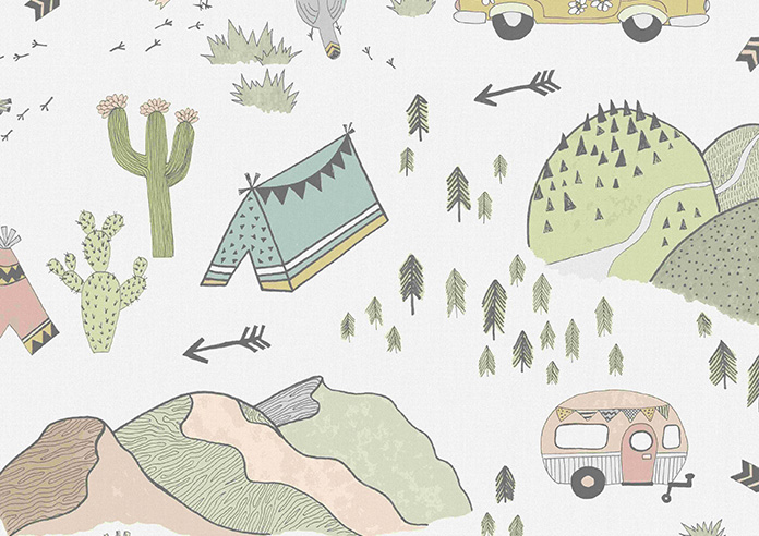 Wild West, Adventure - Twist&Fit Roman Blind - Image 7